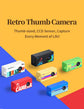 X7 1080P Full HD Thumb Camera 0.96inch Mini Action Retro Camera Support Memory Card Very Small Camcorder Keychain Video Recorder
