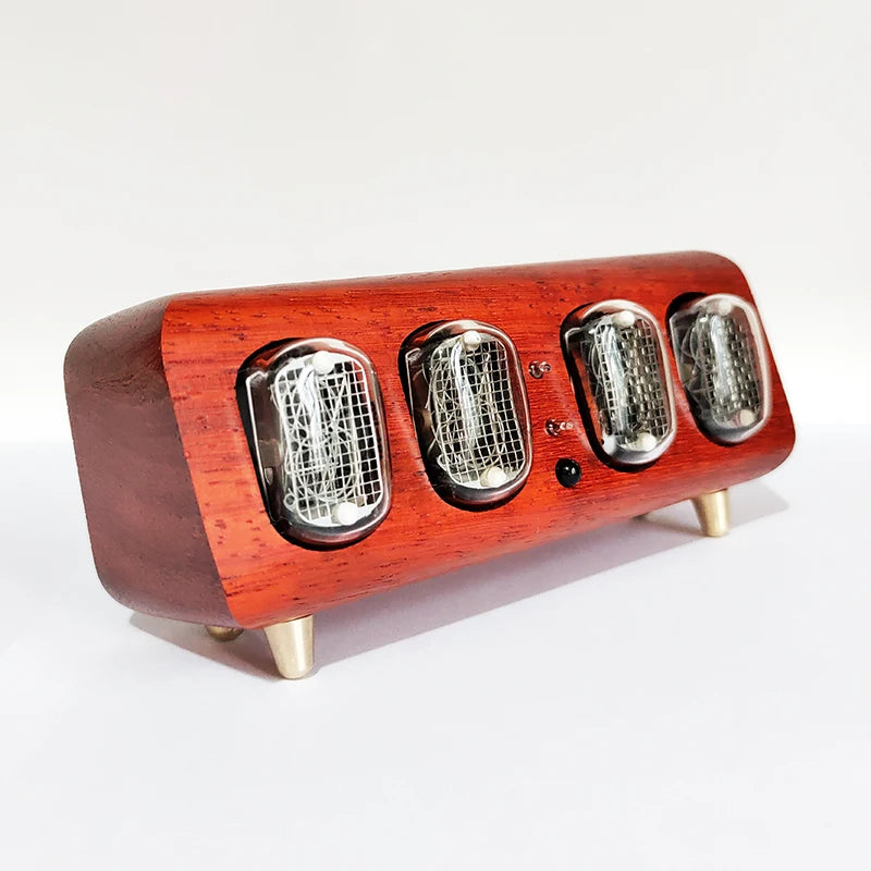 4-Bit IN12 Retro Glow Tube Clock - ElectronAge