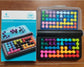 120 Challenges - Intelligence Development - 3D Puzzle Game - Classic Pyramid Beads Logical Thinking Toy