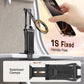 360° Rotating Magnetic Phone Tripod with 1/4" Screw, Adjustable for iPhone Pro Max, Fold Selfie Stick for Vlog Gym Travel, Black