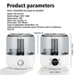 3000mL Smart Air Humidifier with Dual Mist Output: Essential Oil Aroma Diffuser for Home & Office, Equipped with Adjustable Fog