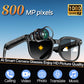 AI Smart Video Glasses, equipped with an 8-megapixel camera, supporting 4K HD video recording, wireless calling and music