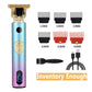 T9 Original Professional Hair Trimmer for Men - Colorful Smooth Feel Body, LED, Sharp Blade, Portable Clipper