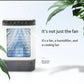 USB Portable Air Conditioner Fan Mini 3 Gears Home Desktop Cooling Fan LED Night Lamp Air Cooler for Room Office Camping 선풍기 - ElectronAge