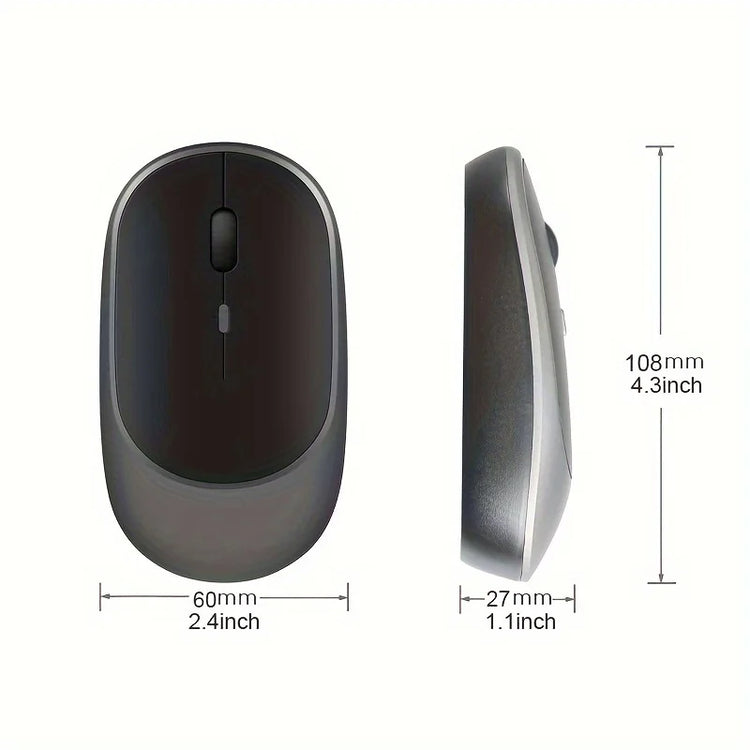 Wireless Mouse Rechargeable Mouse Gamer Dual Modes - ElectronAge
