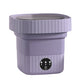 12W Foldable Washing Machine Three Mode 6L Retractable Travel Washer with Spinning Dry for Travel Business Trip