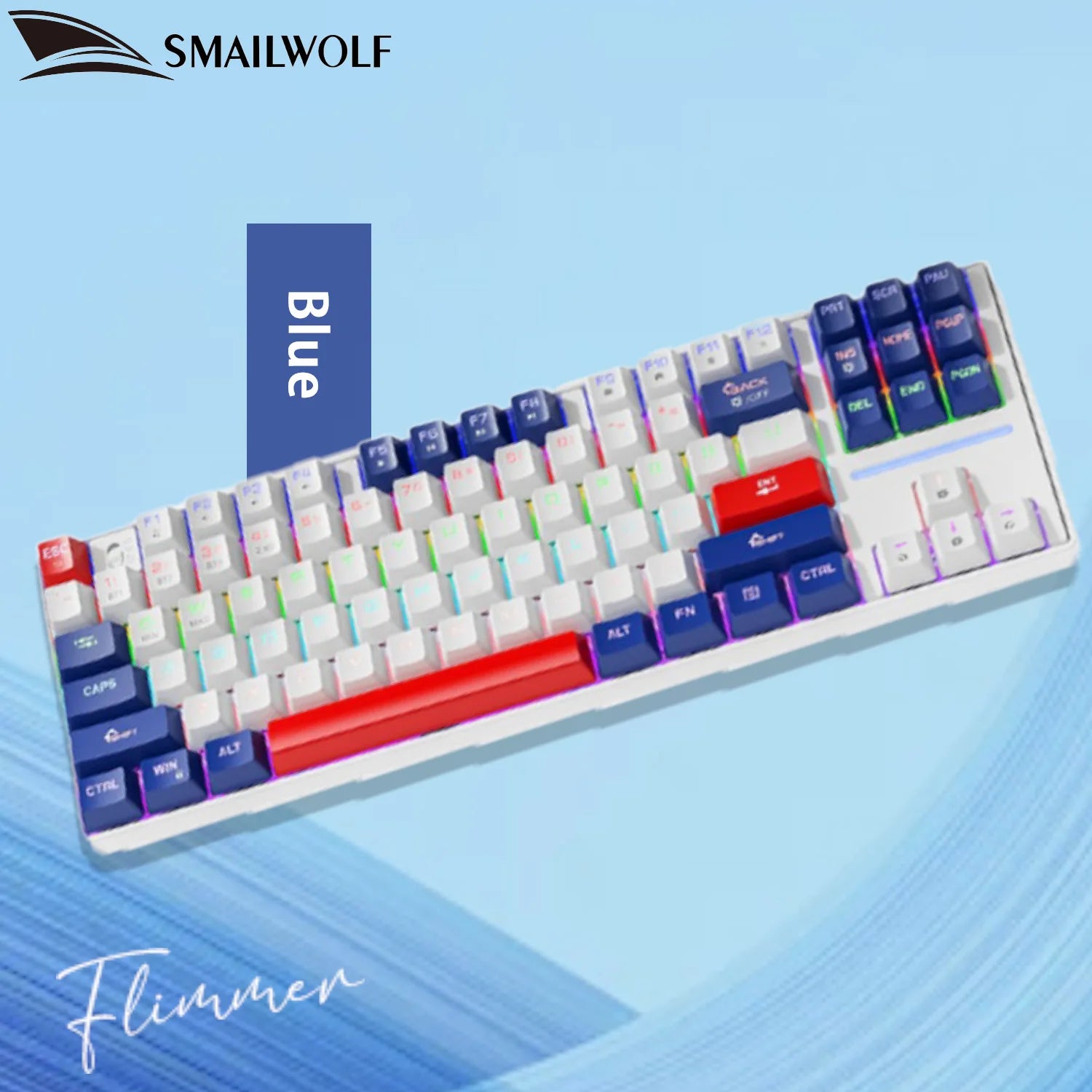 SMAILWOLF MK87 Bluetooth wireless mechanical keyboard - ElectronAge