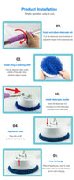 Wireless Electric Water Mop Cleaning Machine Automatic Wet Cleaner 2 in 1 Car Glass Ceiling Doors Windows Home Floor Mops