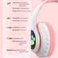 yggcoo Flash Lamp Cute Cat Ears Headphone - ElectronAge