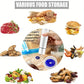 5 Vacuum Sealer Bags + 1 Electric Vacuum Sealer + 1 Clip, Reusable Durable Food Storage Bags, Clear Food Grade Storage Bags