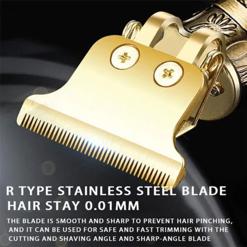 Beard Trimmer Hair Clippers Cordless Hair Cutting Barber Shaving Machine - ElectronAge