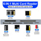 6 in 1 Multi XQD Reader USB C USB 3.0 XQD/SD/TF/MS/XD/CF Reader Memory Card Reader Multi-Card Reader Adapter for Sony G/M Series