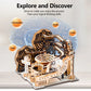 3D Wooden Puzzle DIY Marble Run Building Model Kit STEM Educational Construction Toys for Kids Adults Teens Boys Girls Gifts