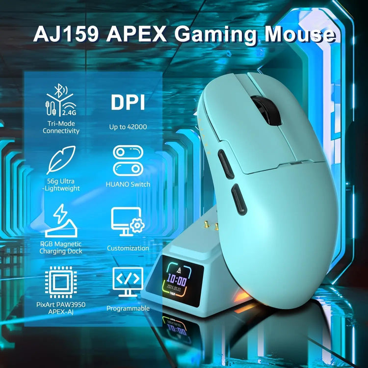 AJAZZ AJ159 APEX High-Precision Gaming Mouse - ElectronAge