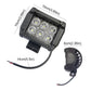 2-4 pcs Car Led Light Bar 18W Work Light Lamp spot flood beam 4" Motorcycle Tractor Boat Off Road 4WD 4x4 Truck SUV ATV 12V 24V