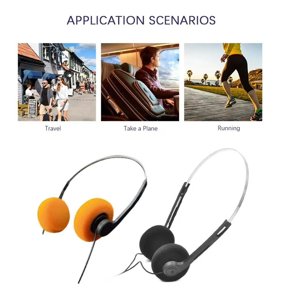 INS Japanese Retro Headphones Nostalgic Headsets - ElectronAge