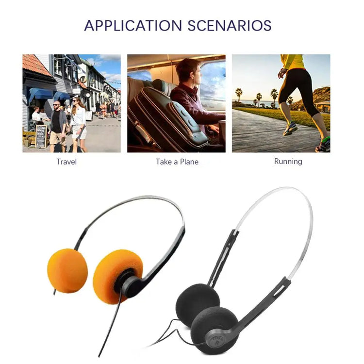 INS Japanese Retro Headphones Nostalgic Headsets - ElectronAge