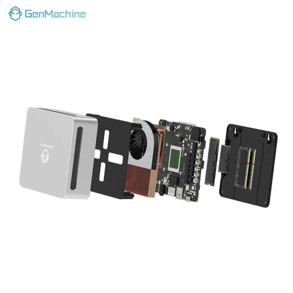 GenMachine AMD Ryzen 5 6600H ES 4.5GHz 45W Mini PC - ElectronAge
