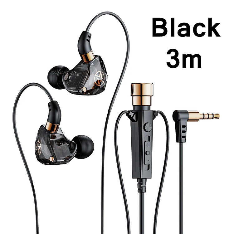 SZKOSTON Wired HiFi Headphones with Mini Condenser Microphone - ElectronAge