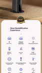 Ultrasonic Cool Mist Humidifier Portable USB Mini Quiet Auto Shut Off Night Light Aroma Diffuser Bedroom Office Nursery Home