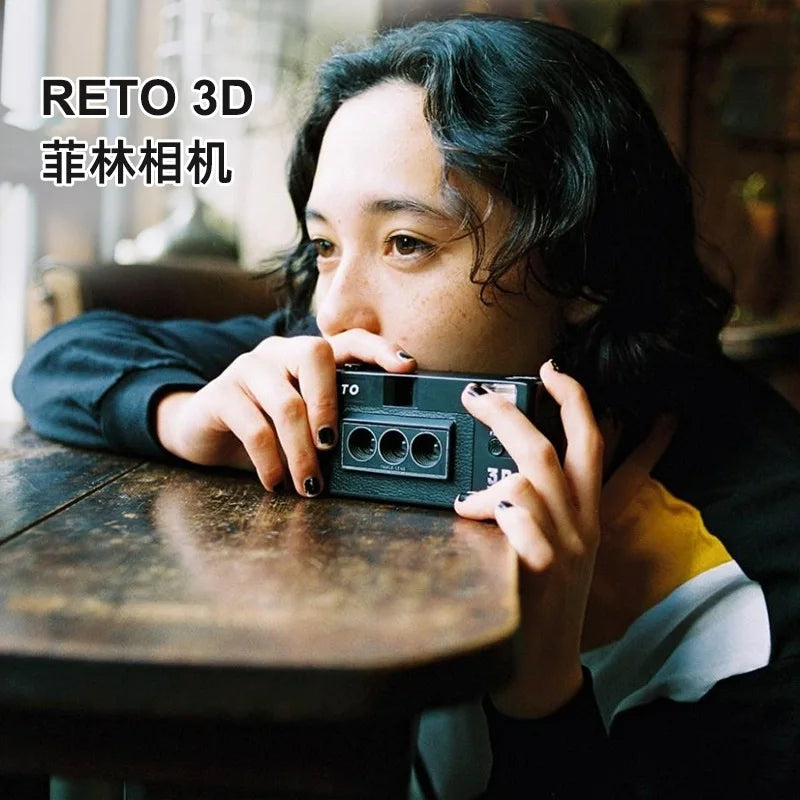 RETO 3D Point-and-Shoot Camera with Flash - ElectronAge