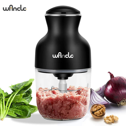 Wancle 0.6L Household Meat Grinder Food Processor - ElectronAge