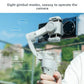 Tangxi 3 Axis Phone Stabilizer Bluetooth Selfie Stick with Smart AI Tracking and Built in Tripod Fill Light for Video Recording