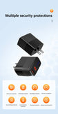 2026 100W Super Fast Charge PD20W Dual Port Suitable for Apple, Huawei, Fully Compatible with US Standard Mobile Phone Charger