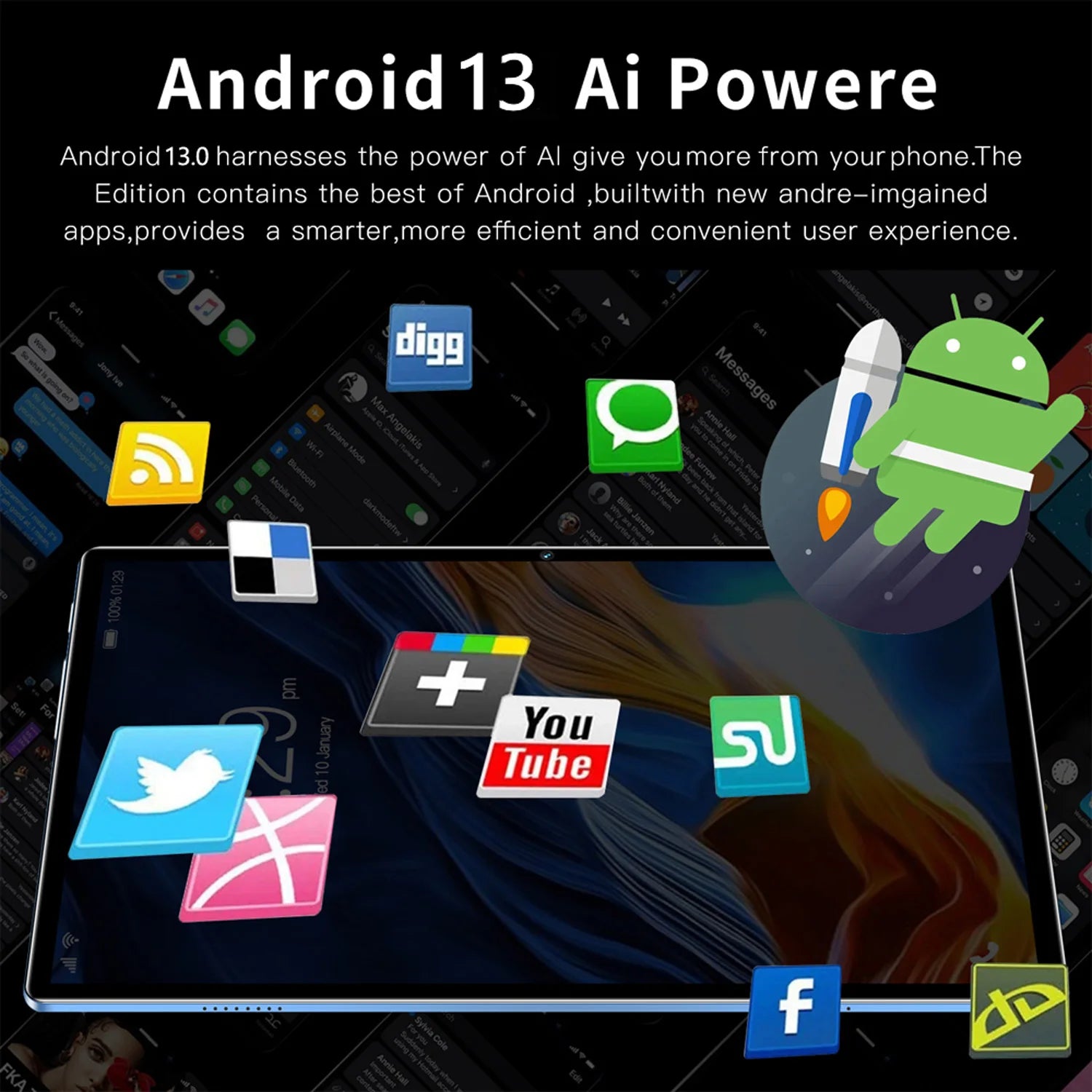 BDF Android 10.1 Inch Tablet - ElectronAge