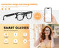 AI Translation Smart Glasses, Anti-blue light lens, Support 160+ languages real-time translation, Stylish audio glasses.