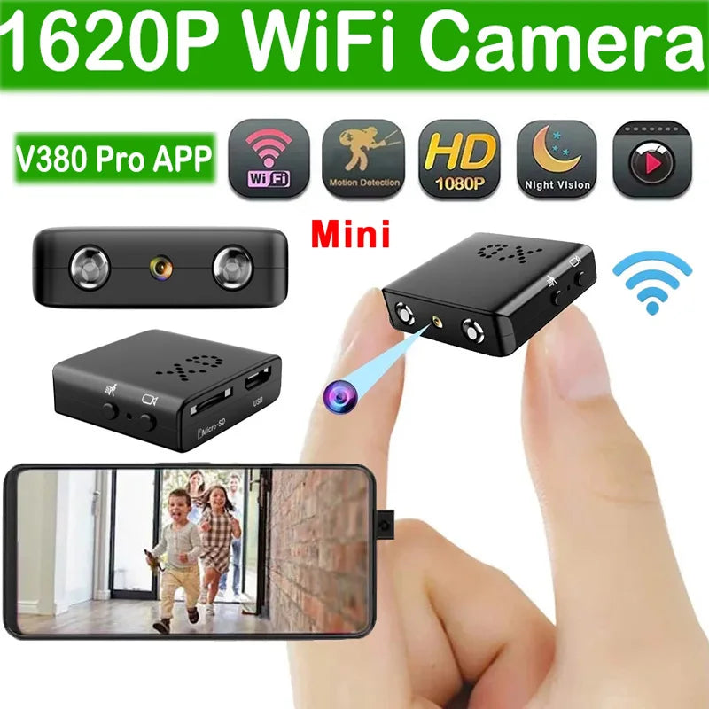 Wireless Wifi Mini version HD1620P Home Security Camcorder - ElectronAge