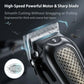 Professional Cordless Hair Clipper Set for Barbers T-Blade Shaver Men&