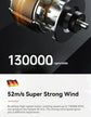 130000RPM 7.4V 4000mAh Mini Turbo Jet Fan Portable Air Blower Turbofan Brushless Blower Wireless Super Powerful Wireless Blower