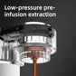 110V/220V Portable Italian coffee machine - Cold and hot dual-extraction espresso machine - Compact mini travel coffee machine