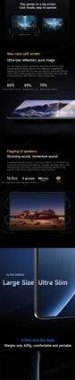 Xiaomi Pad 7 Ultra 2025 14-inch 3.2K OLED screen XuanYuan Rings O1 3nm processor Xiaomi HyperOS 2 Tablet 12000mAh 120W Tablet PC