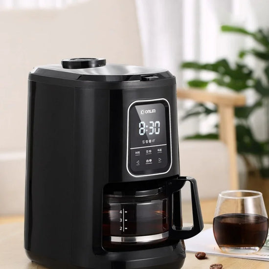 220V Coffee Machine Drip Coffee Maker With Grinding Function Fully Automatic Coffee Grinder Coffee Tea Brewing Machine