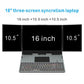 RAM 16G ROM 128G-1TB 16inch+10.5" +10.5" Three Screen Syncretism i5-1235U ultra Slim Aluminum Mechanical Backlit Keyboard LAPTOP
