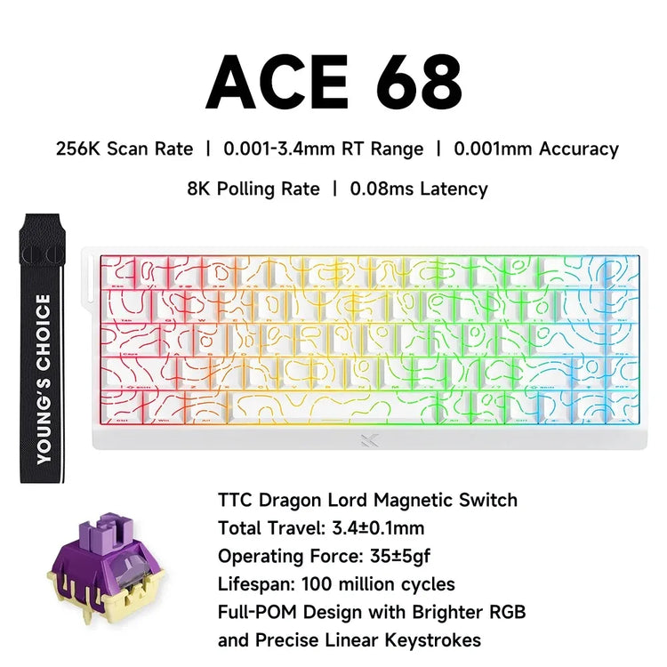MCHOSE ACE68 V2 gaming keyboard - ElectronAge