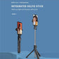 100pcs XT-02 Bluetooth Wireless Remote Selfie Stick Holder Extendable Foldable Handheld Monopod Selfie Stick with Tripod Stand