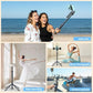 Smart Face Tracking Tripod Selfie Stick with LED Light 360 Rotating 70 Phone Camera Stand in Black with Bluetooth Remote for Vi