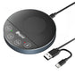 USB&Type-C Speakerphone Speaker Microphone, Touch Buttons 360° Omnidirectional Pickup for Conference Skype Zoom Computer Mic