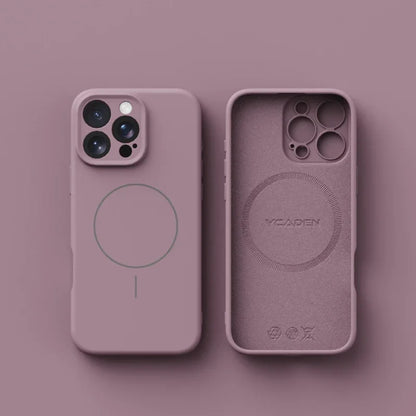 Liquid Soft Silicone For Magsafe Wireless Charge Magnetic Case For iPhone 16 Plus 15 14 13 12 Pro Max 11 Cover