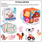 Soft Plush Baby Tissue Box Toys Animals Farm with Sound Montessori Toys Early Education Sensory Toy Boy Girl Infant Newborn Gift