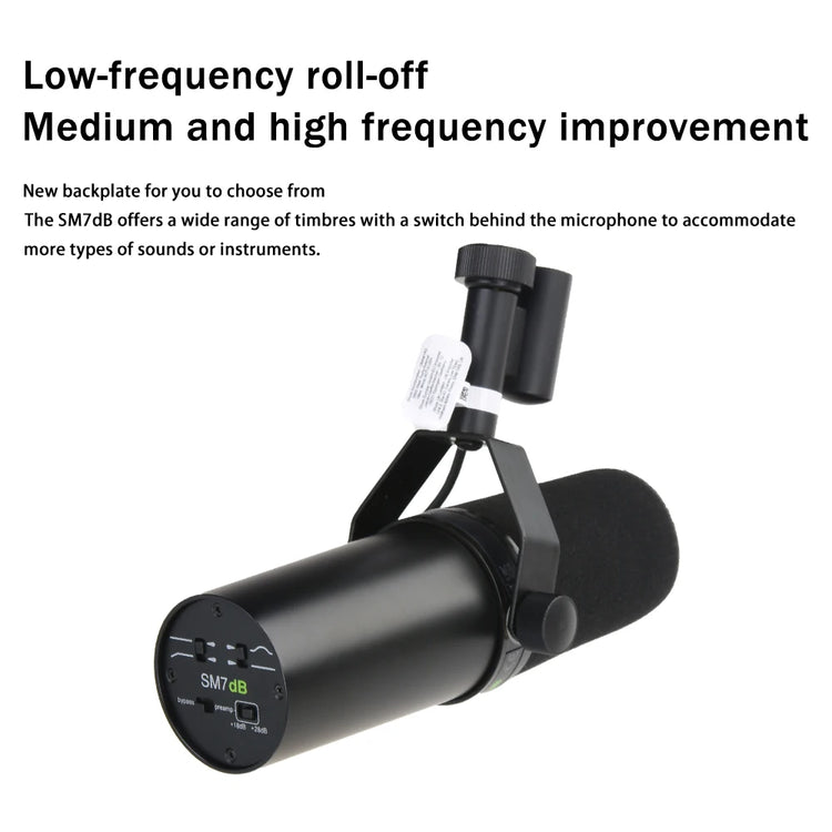 NILUNWEI SM7dB Dynamic Vocal Microphone With Optional Frequency Response - ElectronAge