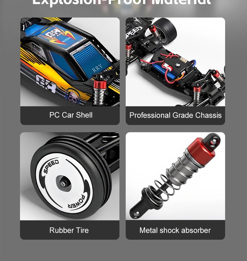 WLtoys 244016 High Speed Remote Control Car - ElectronAge