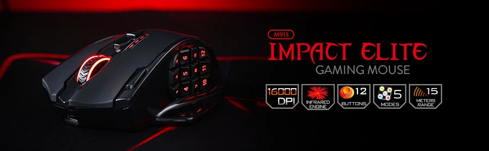 Redragon M913 Wireless Gamer Mice - ElectronAge