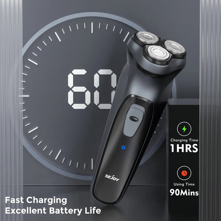 Sejoy Electric Razor for Men Rechargeable Electric Razor - ElectronAge