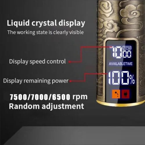 Beard Trimmer Hair Clippers Cordless Hair Cutting Barber Shaving Machine - ElectronAge