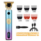 T9 Original Professional Hair Trimmer for Men - Colorful Smooth Feel Body, LED, Sharp Blade, Portable Clipper