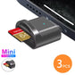 2pcs MINI SD TF Card Apple Card Reader Suitable For iPhone iPadConnectionExternal Expansion Memory Card OTG Storage Card Adapter